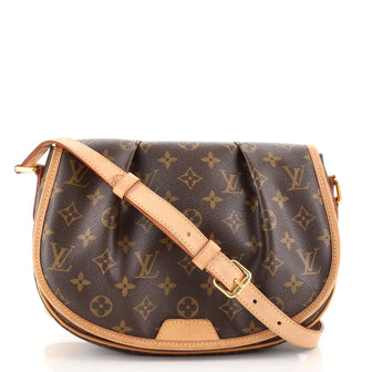 Louis Vuitton Menilmontant Handbag Monogram Canvas PM