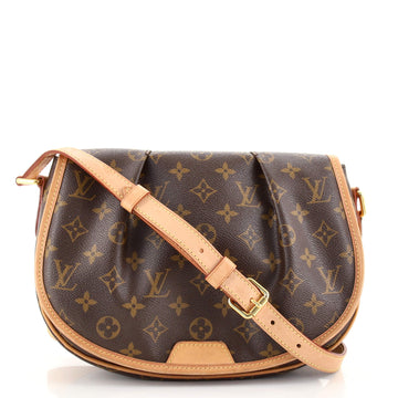 Louis Vuitton Menilmontant Handbag Monogram Canvas PM