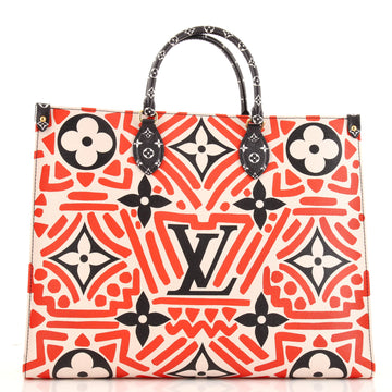Louis Vuitton OnTheGo Tote Limited Edition Crafty Monogram Giant GM