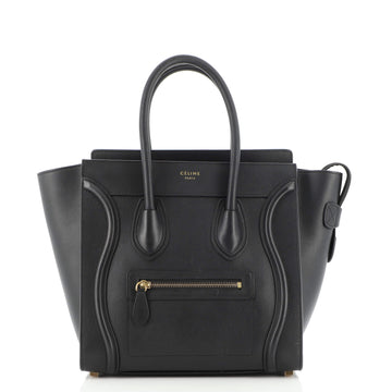 Celine Luggage Bag Smooth Leather Micro