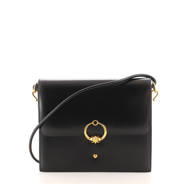 Hermes Vintage Flap Shoulder Bag Leather Small