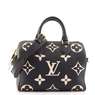 Louis Vuitton Speedy Bandouliere Bag Bicolor Monogram Empreinte