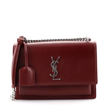 Saint Laurent Sunset Crossbody Bag Leather Medium