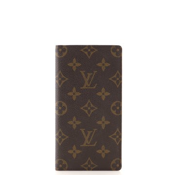 Louis Vuitton Checkbook Cover Monogram Canvas