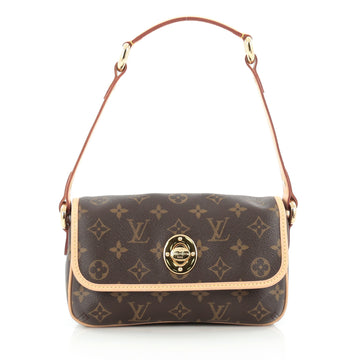 Louis Vuitton Tikal Handbag Monogram Canvas PM Brown