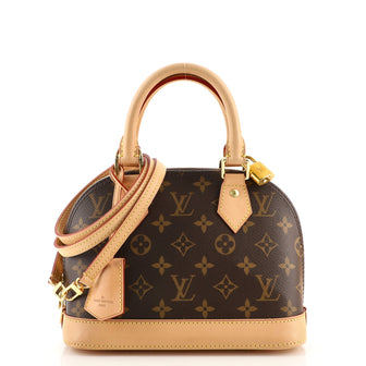 Louis Vuitton Alma Handbag Monogram Canvas BB