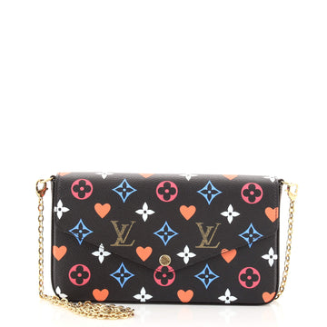 Louis Vuitton Felicie Pochette Limited Edition Game On Multicolor Monogram
