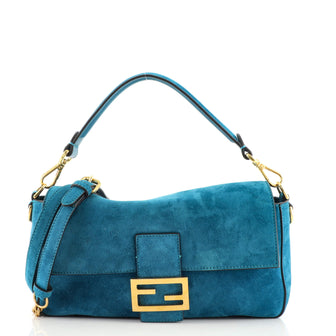 Fendi Baguette NM Bag Suede Medium