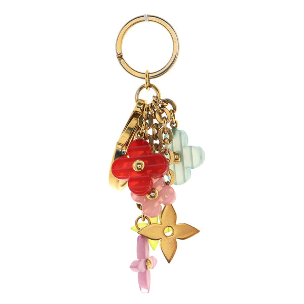 Louis Vuitton - Gold & Multicolor Blooming Flowers Bag Charm
