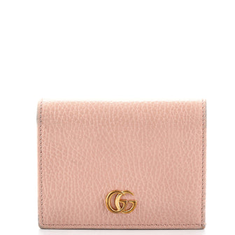 Gucci GG Marmont Flap Card Case Leather