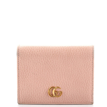 Gucci GG Marmont Flap Card Case Leather