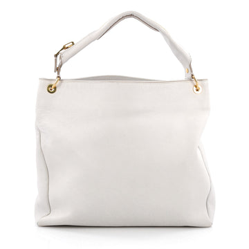 Tom Ford Zipper Strap Hobo Leather white