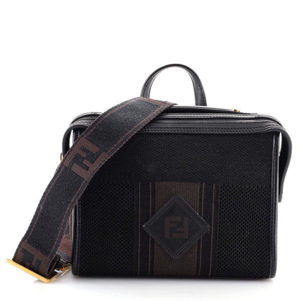 FENDI Lui Messenger Bag Tech Knit with Leather Mini