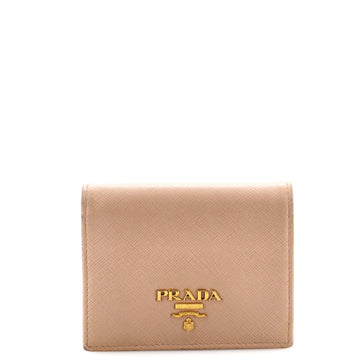 Prada Snap Wallet Saffiano Leather Compact