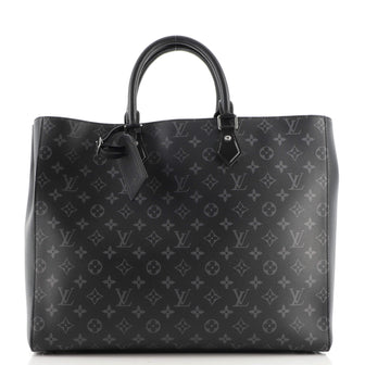 Louis Vuitton Grand Sac Bag Monogram Eclipse Canvas