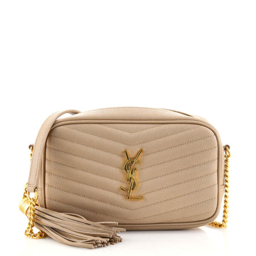 Saint Laurent Lou Camera Bag Matelasse Chevron Leather Mini