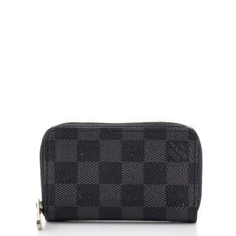 Louis Vuitton Zippy Coin Purse Damier Graphite Vertical