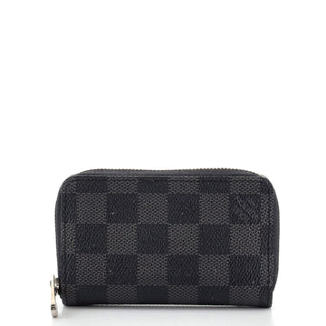 Louis Vuitton Zippy Coin Purse Damier Graphite Vertical