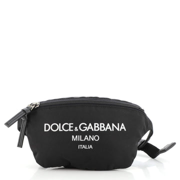 Dolce & Gabbana Logo Waist Bag Printed Nylon