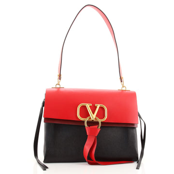 Valentino VRing Shoulder Bag Leather Medium