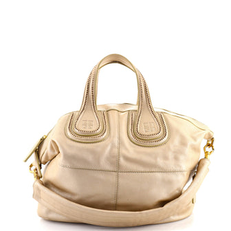 Givenchy Nightingale Satchel Studded Leather Medium