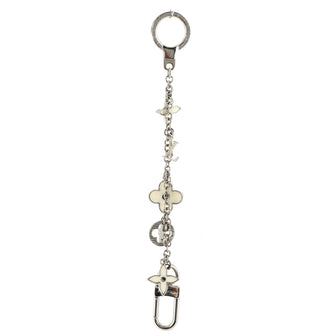 Louis Vuitton Fleur d'Epi Bag Charm and Key Holder Metal and Epi Leather