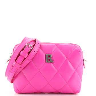 Balenciaga Touch B. Camera Bag Quilted Leather XS
