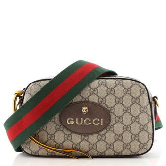 Gucci Neo Vintage Camera Messenger Bag GG Coated Canvas