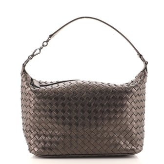 Bottega Veneta Zip Hobo Intrecciato Nappa Small