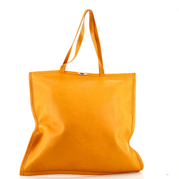 Celine Turnlock Flat Tote Leather Large