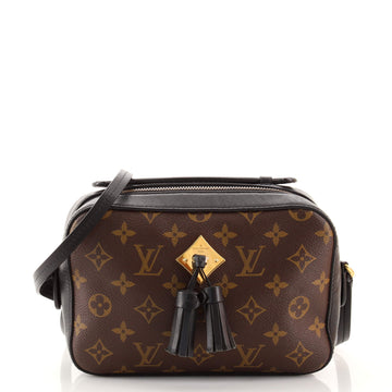 Louis Vuitton Saintonge Handbag Monogram Canvas with Leather