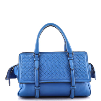 Bottega Veneta Monaco Handbag Nappa Leather With Intrecciato Detail Medium