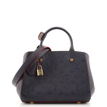 Louis Vuitton Montaigne Handbag Monogram Empreinte Leather BB