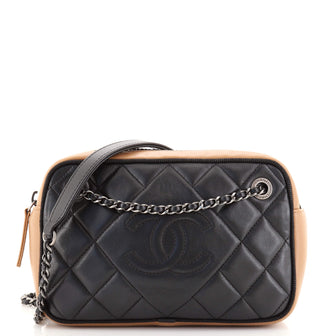 Chanel Ballerine Camera Case Bag Quilted Calfskin Small