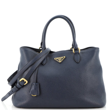 Prada Convertible Open Tote Vitello Daino Small