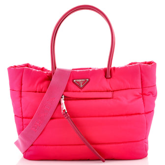 Prada Bomber Tote Tessuto Small
