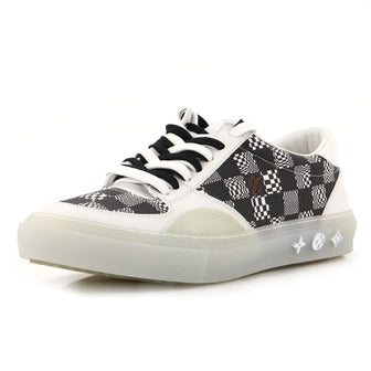 Louis Vuitton Men's LV Ollie Sneakers Limited Edition Distorted Damier and Leather