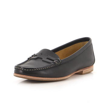 Hermes Women's Vintage Moccasin Loafers Leather