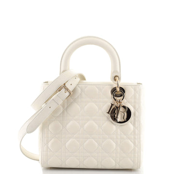 Christian Dior Lady Dior Bag Cannage Quilt Lambskin Medium