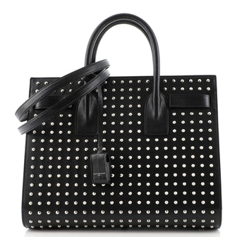 Saint Laurent Sac de Jour Bag Studded Leather Small
