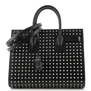 Saint Laurent Sac de Jour Bag Studded Leather Small