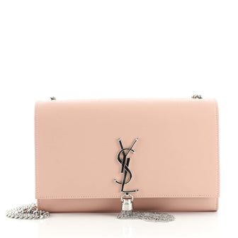 Saint Laurent Classic Monogram Tassel Crossbody Bag Leather Medium