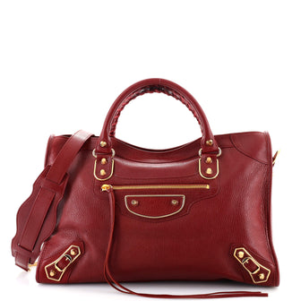 Balenciaga City Classic Metallic Edge Bag Leather Medium