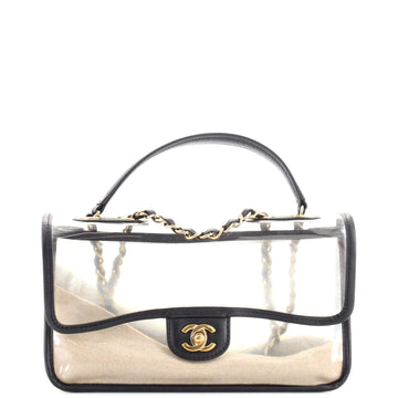 Chanel Sand By The Sea Flap Bag PVC with Lambskin Medium