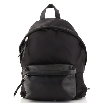 Givenchy Logo Backpack Nylon with Leather Large