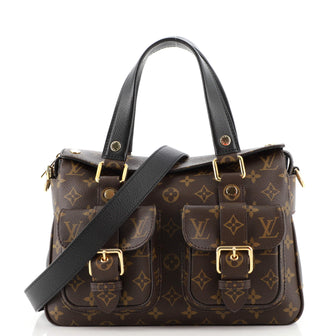 Louis Vuitton Manhattan NM Handbag Monogram Canvas with Leather