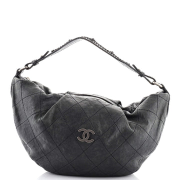 Chanel Outdoor Ligne Hobo Caviar Large