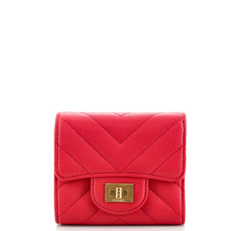 Chanel Reissue Compact Wallet Chevron Sheepskin