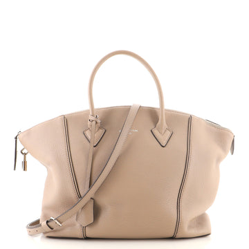 Louis Vuitton Soft Lockit Handbag Leather MM