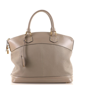 Louis Vuitton Suhali Lockit Handbag Leather MM
